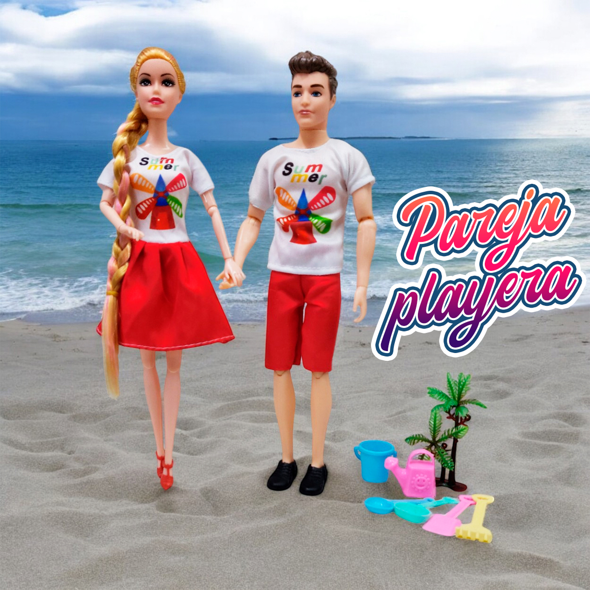 Miniatura 5 de Muñecas Pareja Playera FQ115K4